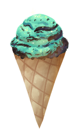 Ice cream cone prop