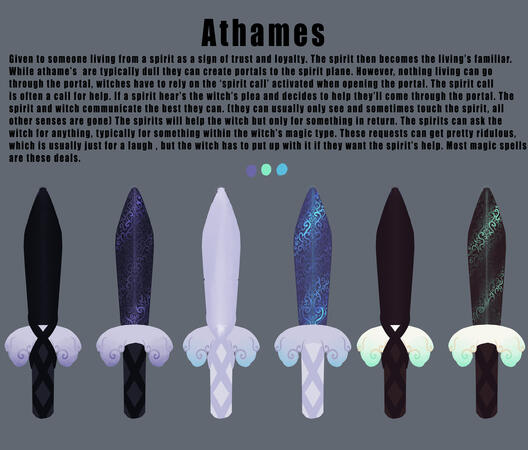 Athames for Whispering Aspens