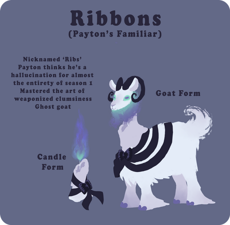 A ghost goat familiar for Whispering Aspens